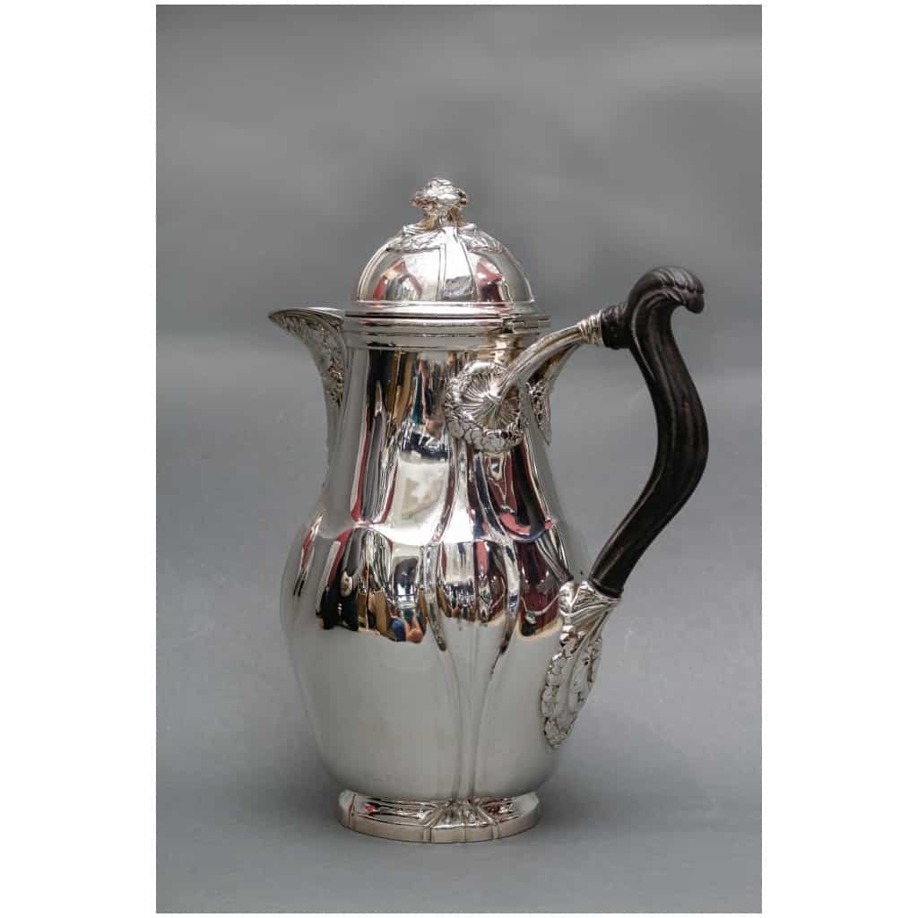 LELIÈVRE (EUGÈNE-ALFRED) – TIFFANY STERLING SILVER COFFEE POT CIRCA 1880 ART NOUVEAU 9