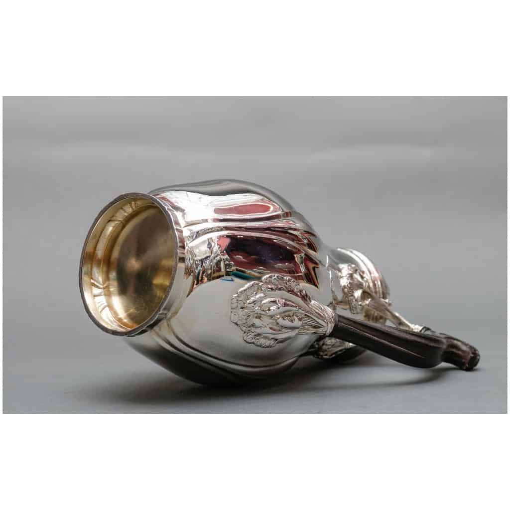 LELIÈVRE (EUGÈNE-ALFRED) – TIFFANY STERLING SILVER COFFEE POT CIRCA 1880 ART NOUVEAU 15