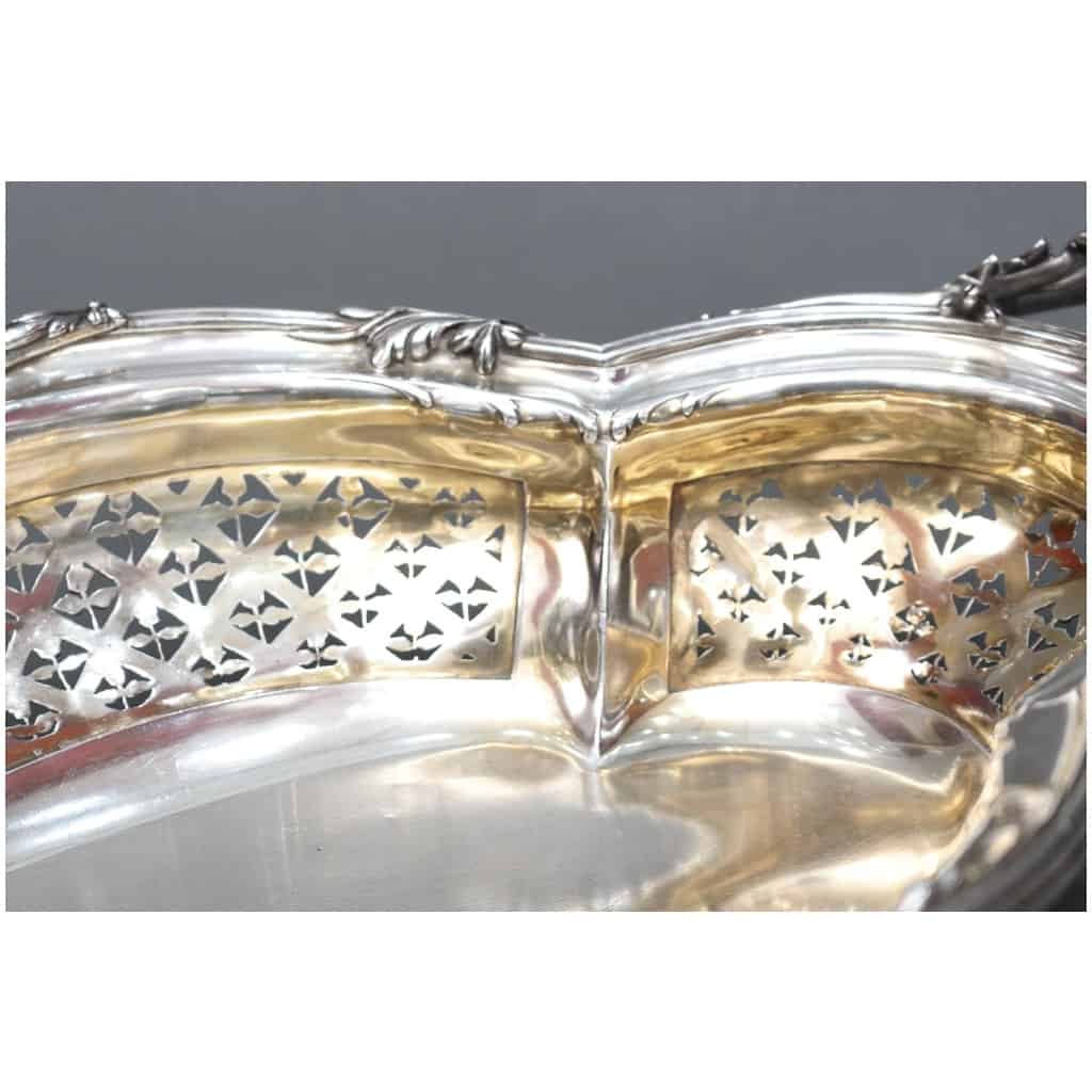 CARDEILHAC – STERLING SILVER FRUIT BASKET XIXTH 8