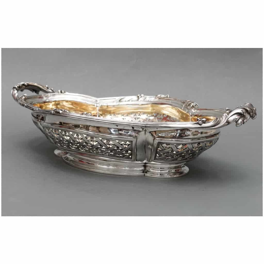 CARDEILHAC – STERLING SILVER FRUIT BASKET XIXTH 3