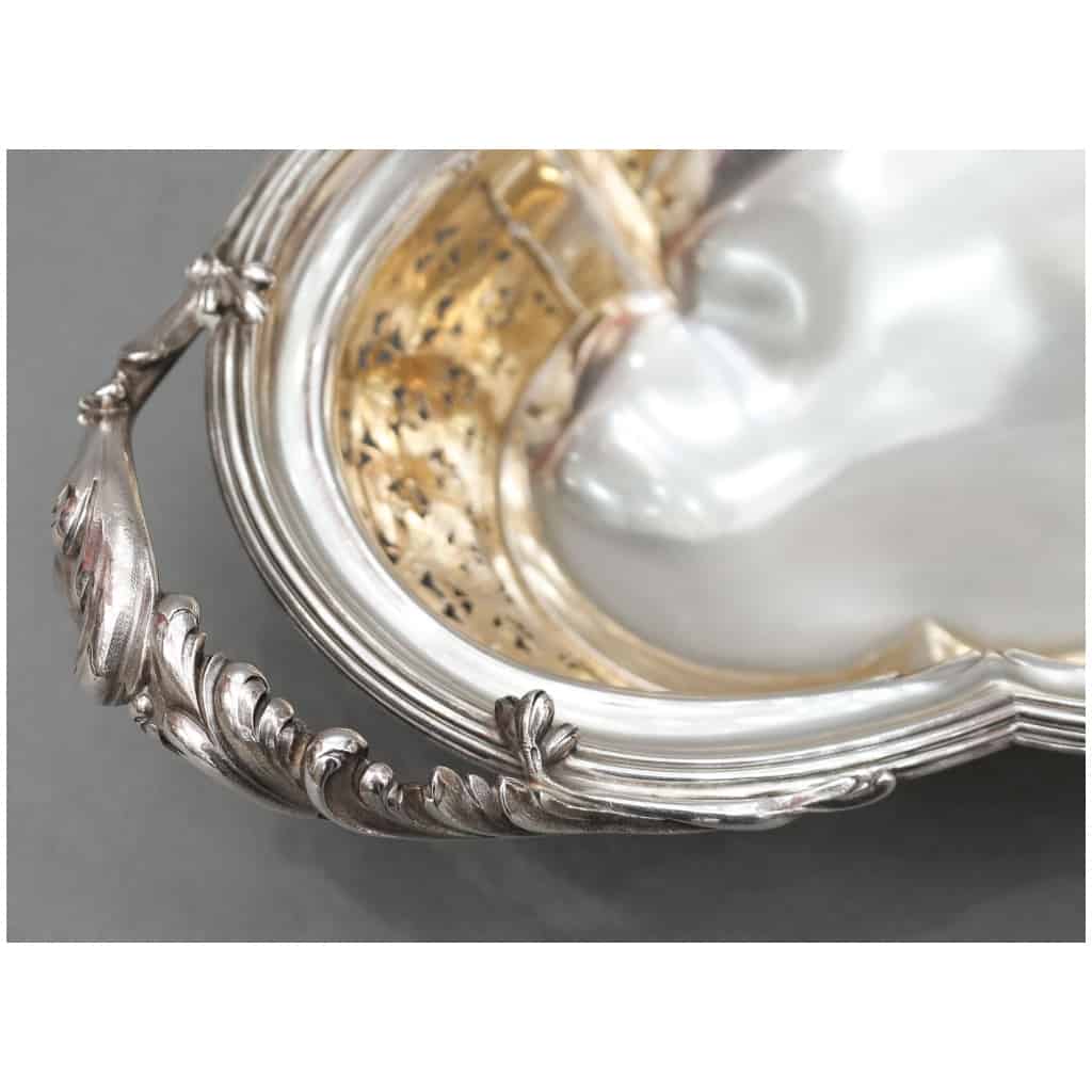 CARDEILHAC – STERLING SILVER FRUIT BASKET XIXTH 17