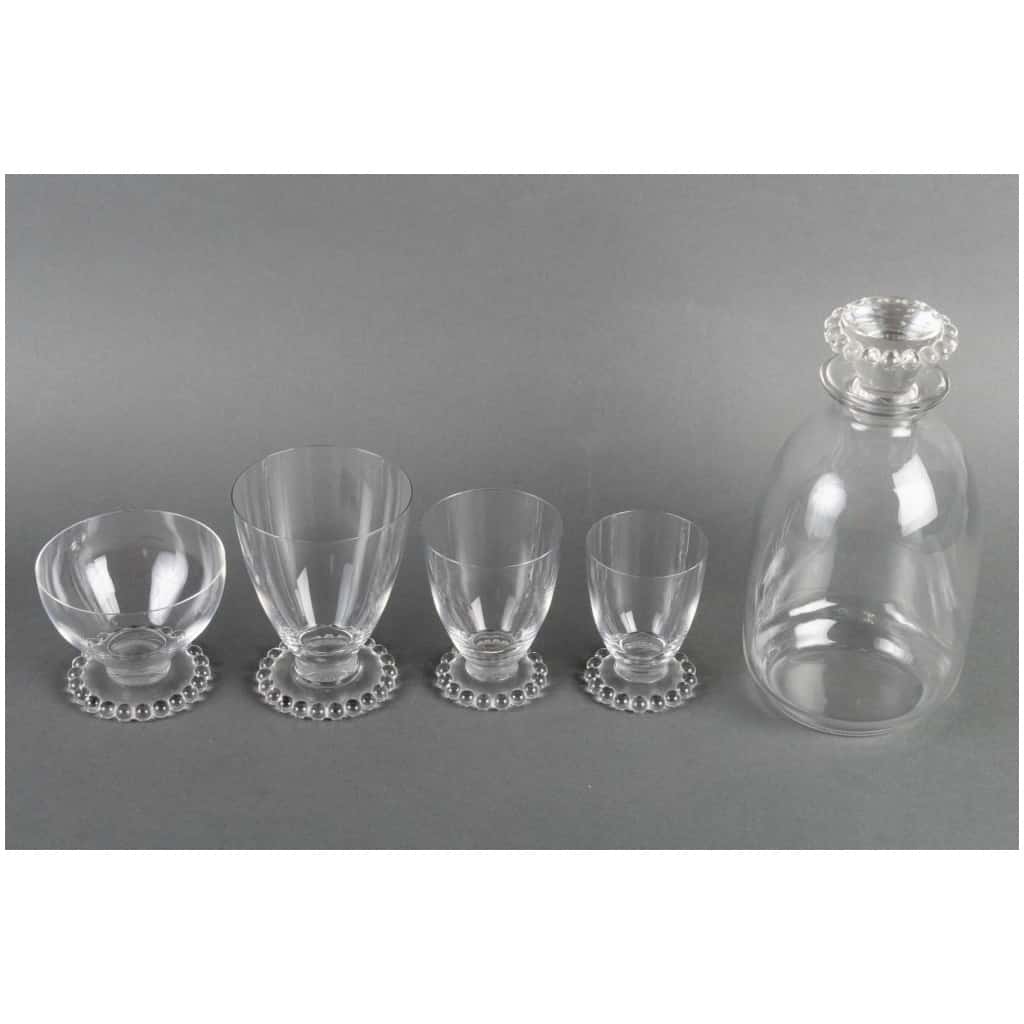 1935 René Lalique – Andlau White Glass Ball Glass Service – 34 Pieces 4