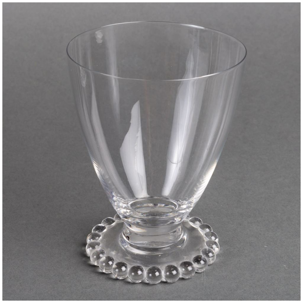 1935 René Lalique – Andlau White Glass Ball Glass Service – 34 Pieces 9
