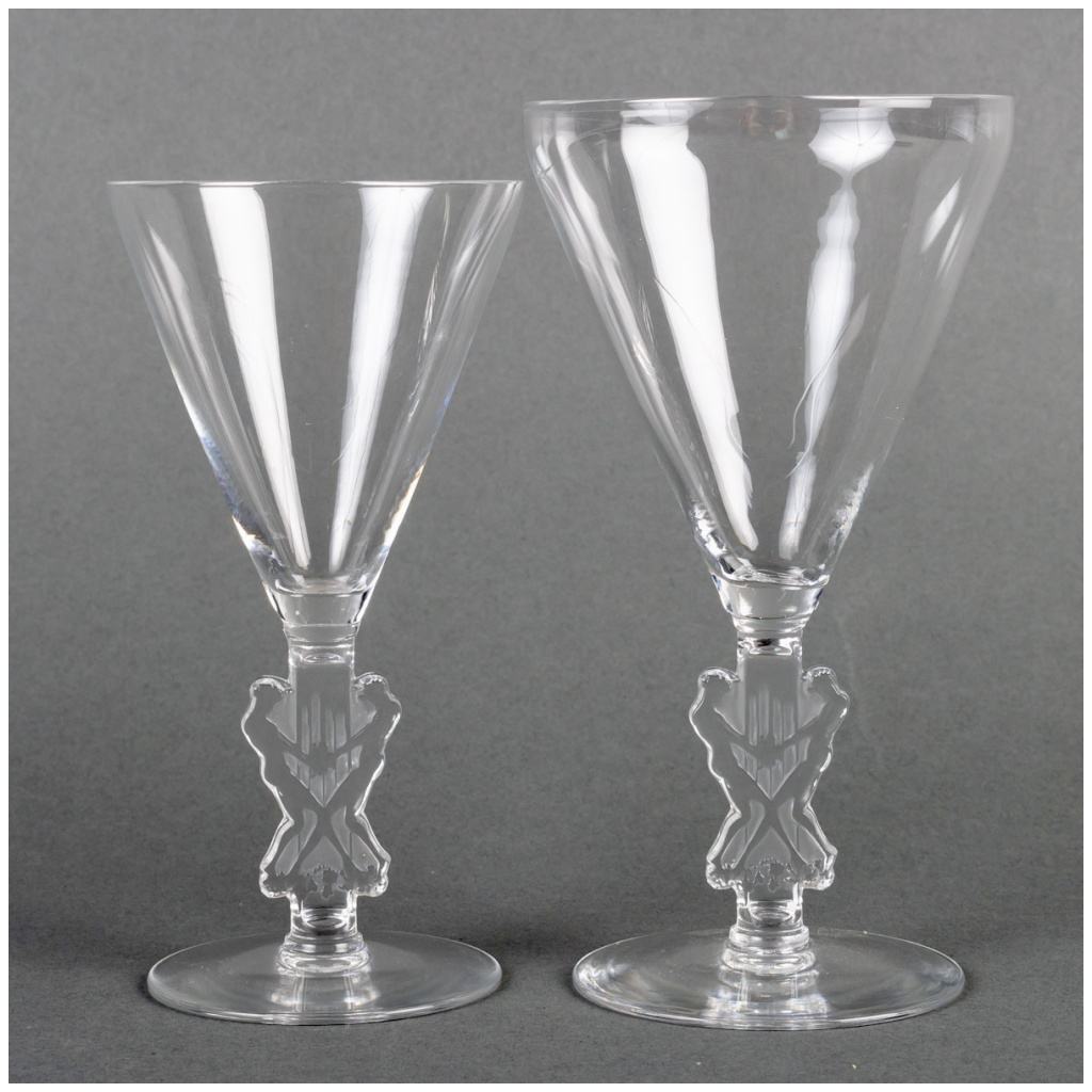 1926 René Lalique – Strasbourg Glass Service White Glass – 12 Pieces 3