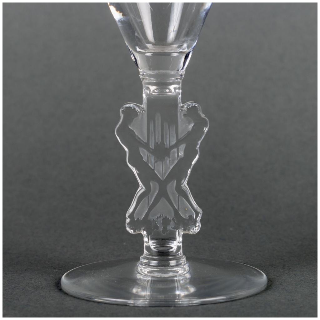 1926 René Lalique – Strasbourg Glass Service White Glass – 12 Pieces 5