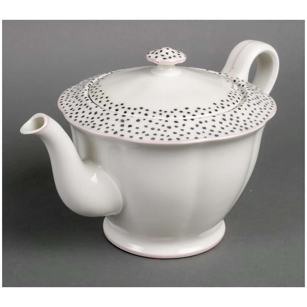 1930 Haviland & Suzanne Lalique – Porcelain Coffee Tea Service 12