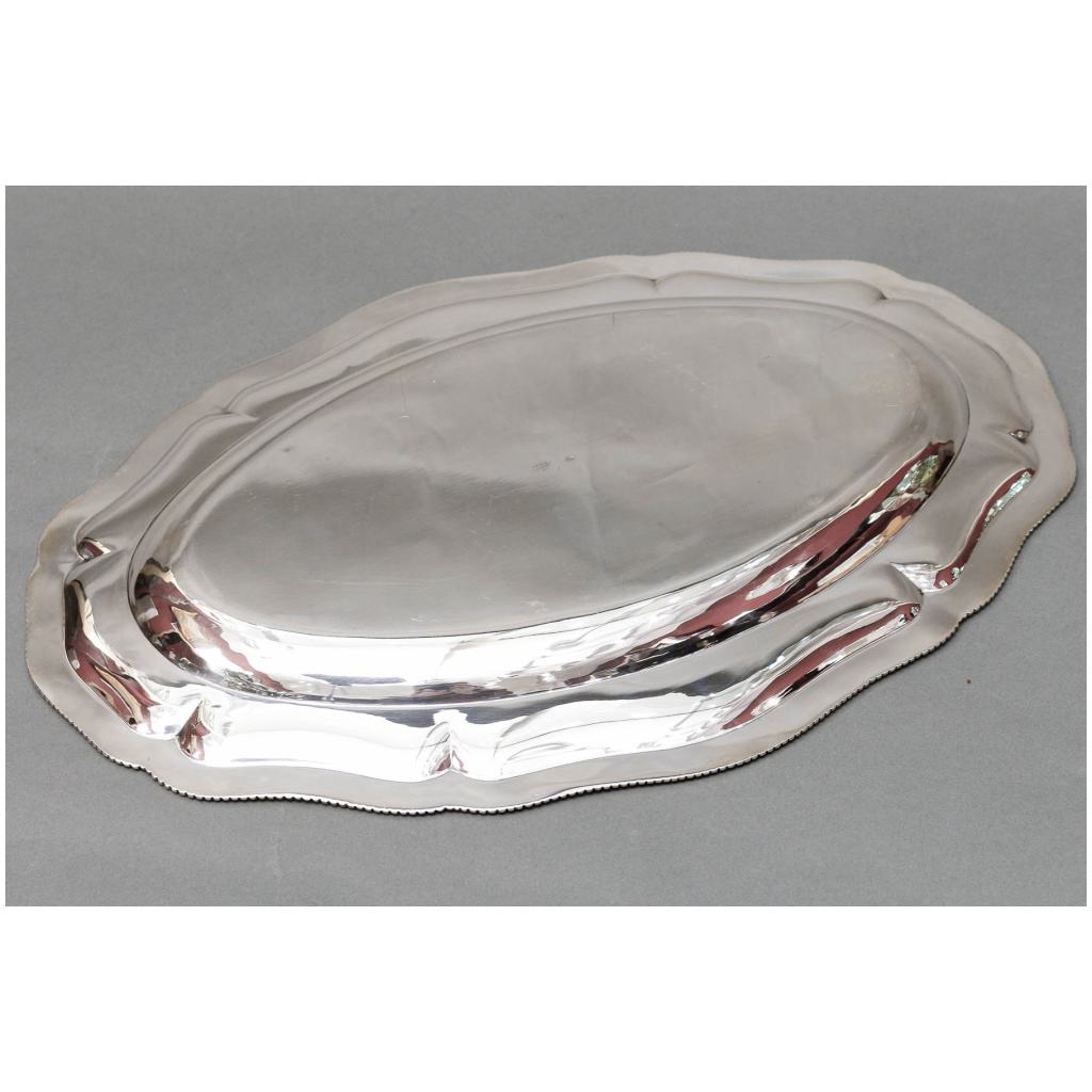 BOIN TABURET – LARGE STERLING SILVER DISH – EARLY 5th CENTURY PERIOD XNUMX