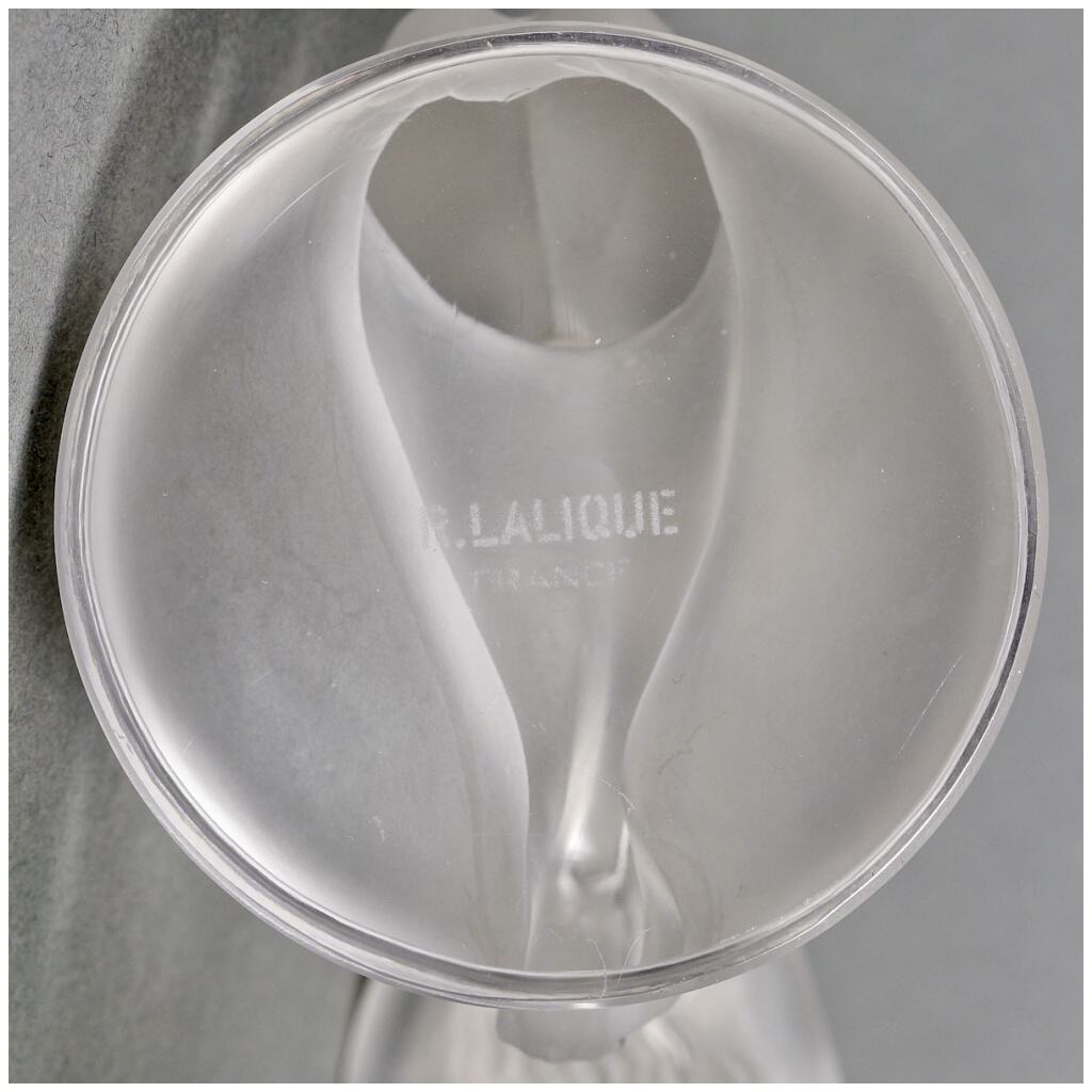 1931 René Lalique – Chrysis Automobile Mascot White Glass 8