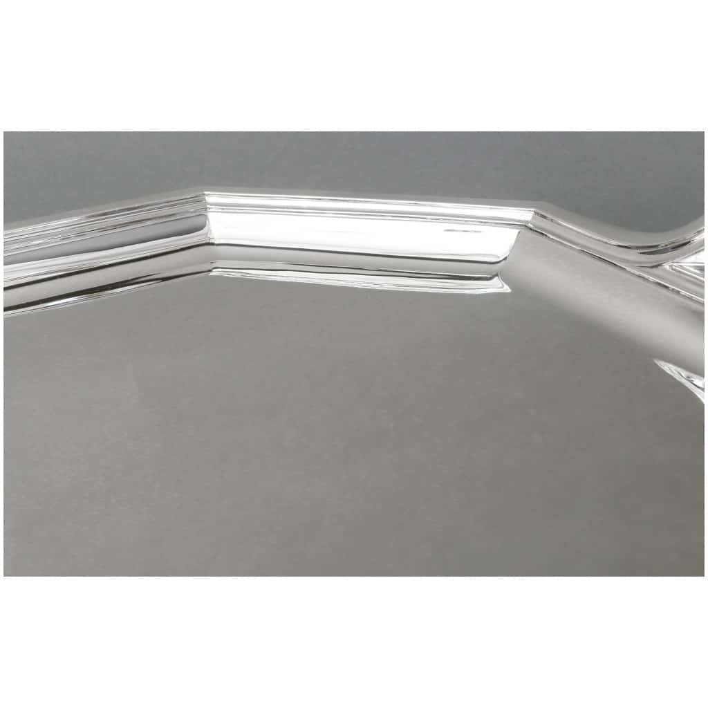 GOLDsmith TETARD – ART DECO STERLING SILVER TRAY CIRCA 1930 13