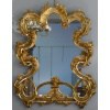 Miroir rocaille en bois doré 19è 28