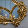 Miroir rocaille en bois doré 19è 30