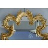 Miroir rocaille en bois doré 19è 31