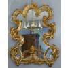 Miroir rocaille en bois doré 19è 32