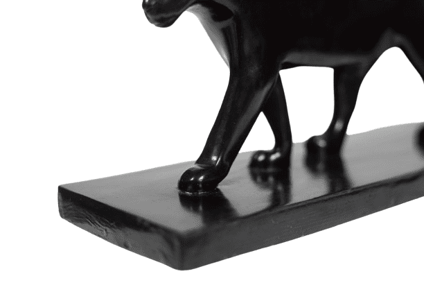François Pompon. « Panthère noire », bronze, tirage de 2006. 9