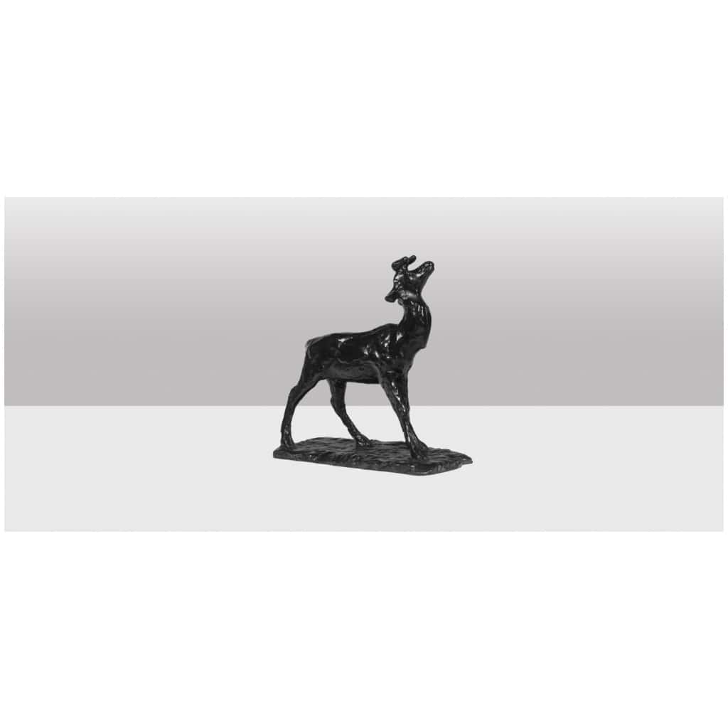 François Pompon. “Deer Bramant”, bronze, 2006 print. 4