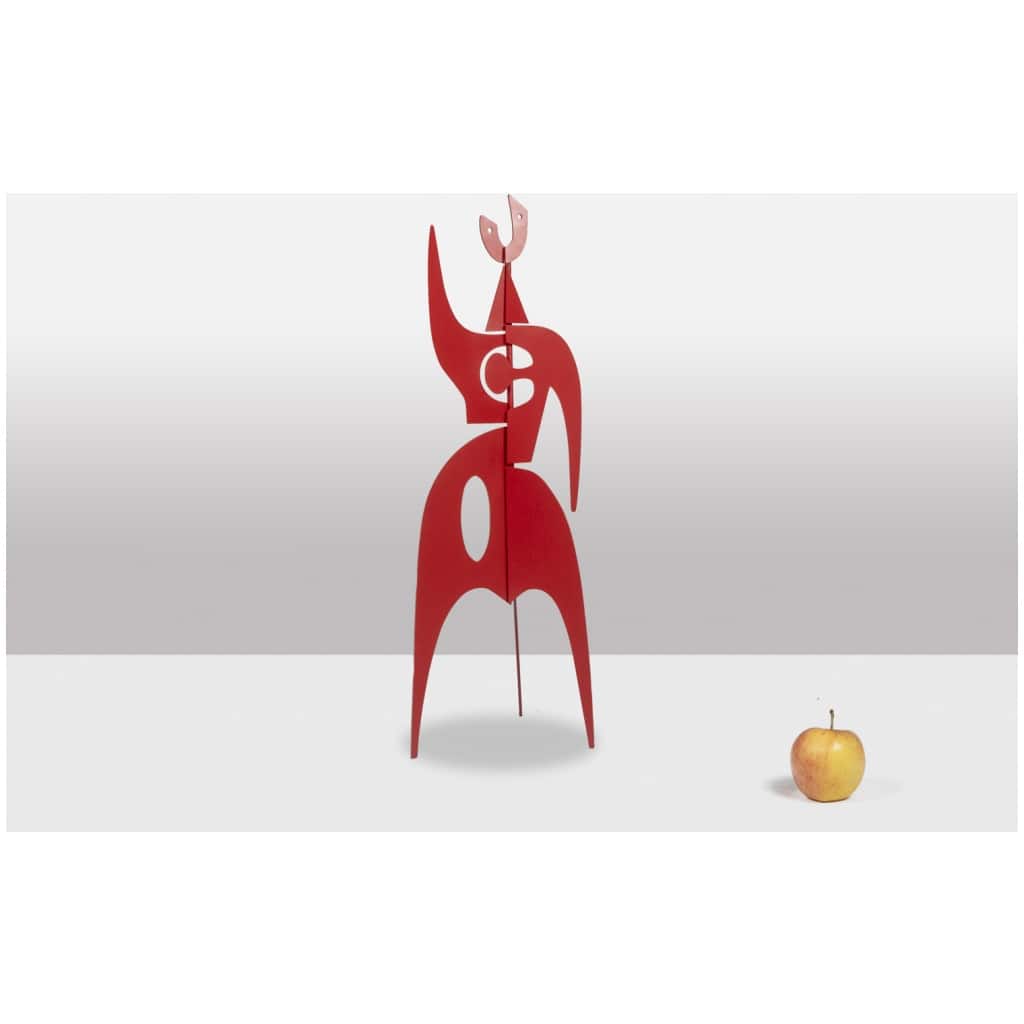 Antonine de Saint Pierre. Sculpture « Jouve » en rouge. Année 2024. 6