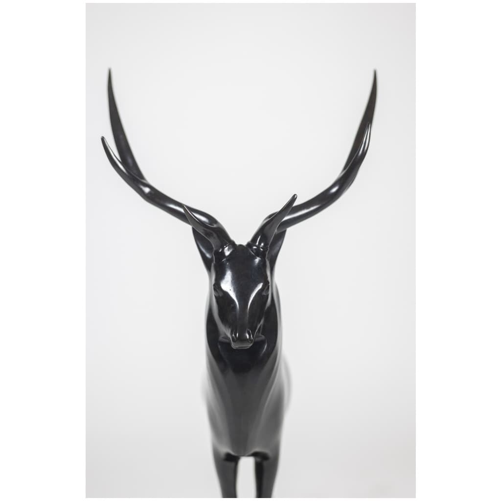 François Pompon. « Grand Cerf », bronze, tirage de 2006. 4