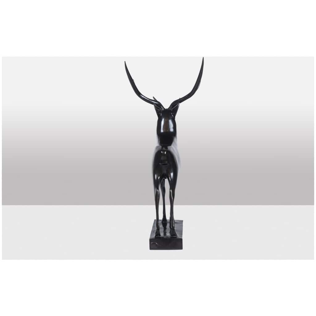 François Pompon. « Grand Cerf », bronze, tirage de 2006. 5