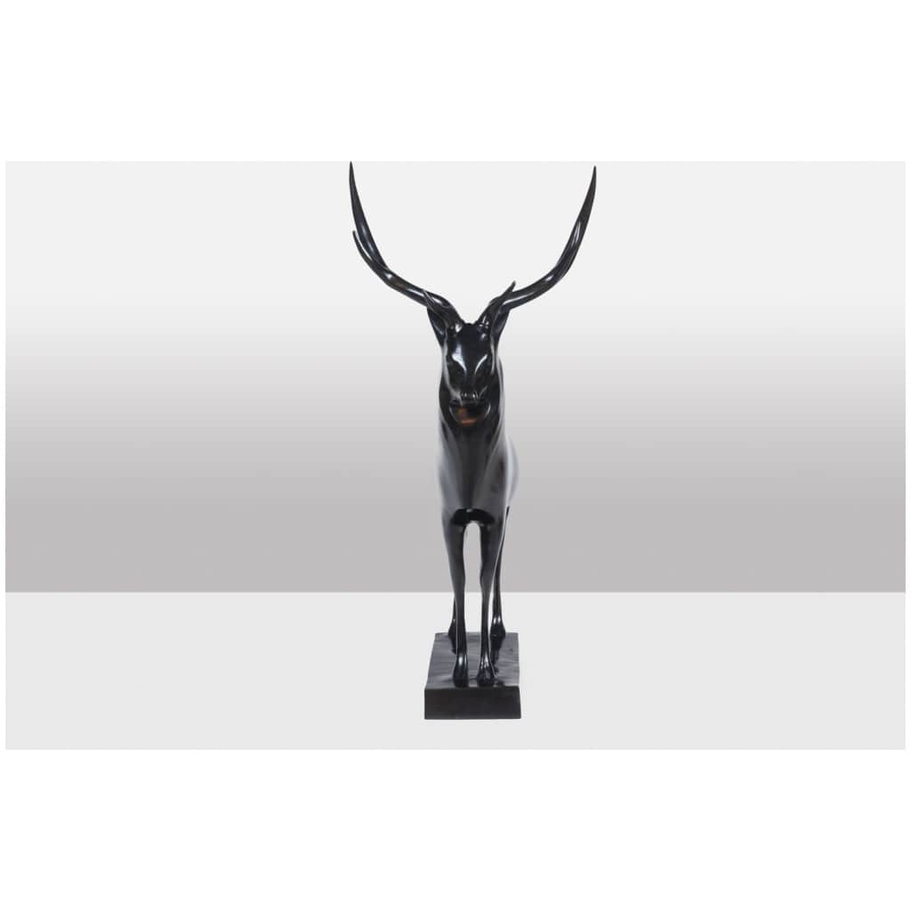 François Pompon. « Grand Cerf », bronze, tirage de 2006. 7