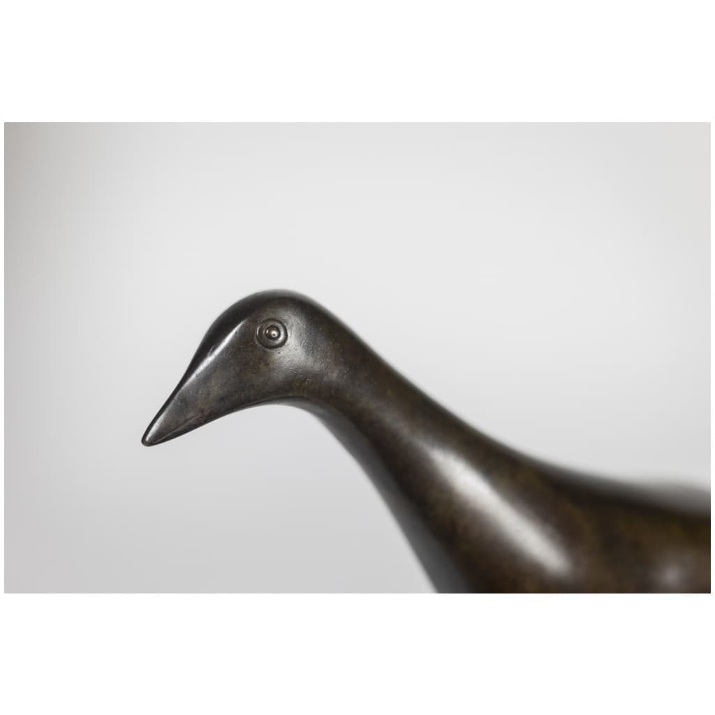 François Pompon. “Moorhen”, bronze, 2006 print. 9