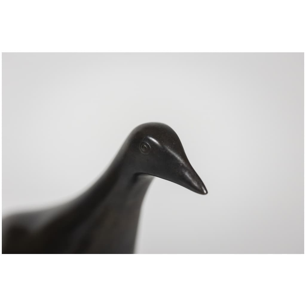 François Pompon. “Moorhen”, bronze, 2006 print. 12