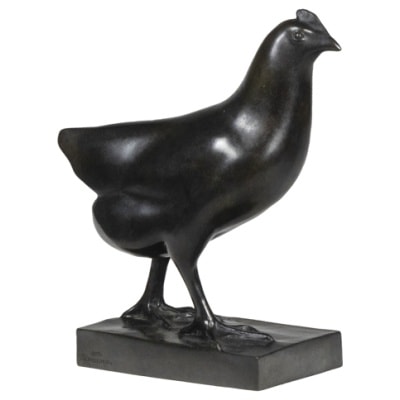 François Pompon. « Poule », bronze, tirage de 2006. 3