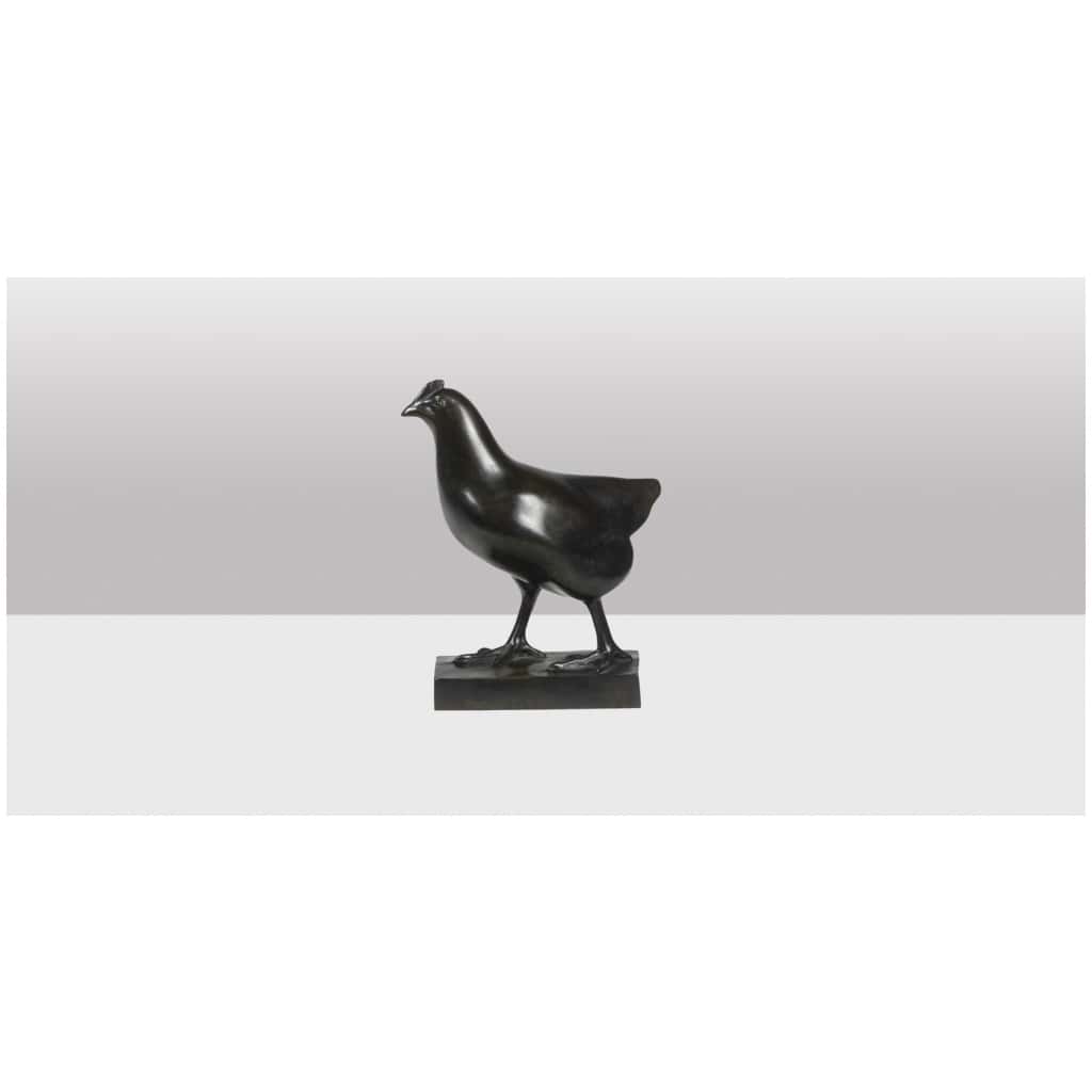 François Pompon. “Hen”, bronze, 2006 print. 11