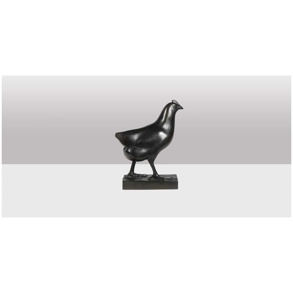 François Pompon. « Poule », bronze, tirage de 2006. 10