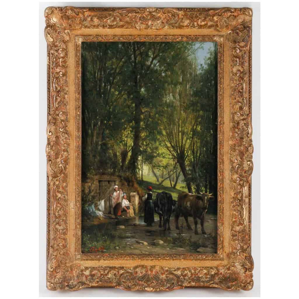 Léon LEGAT(1829-1892). Le Sous-bois. 11