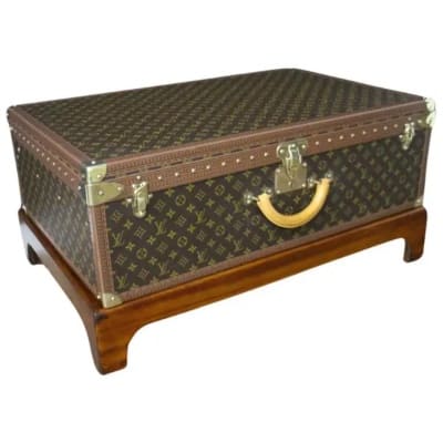 Louis Vuitton trunk, Vuitton Alzer 80 suitcase