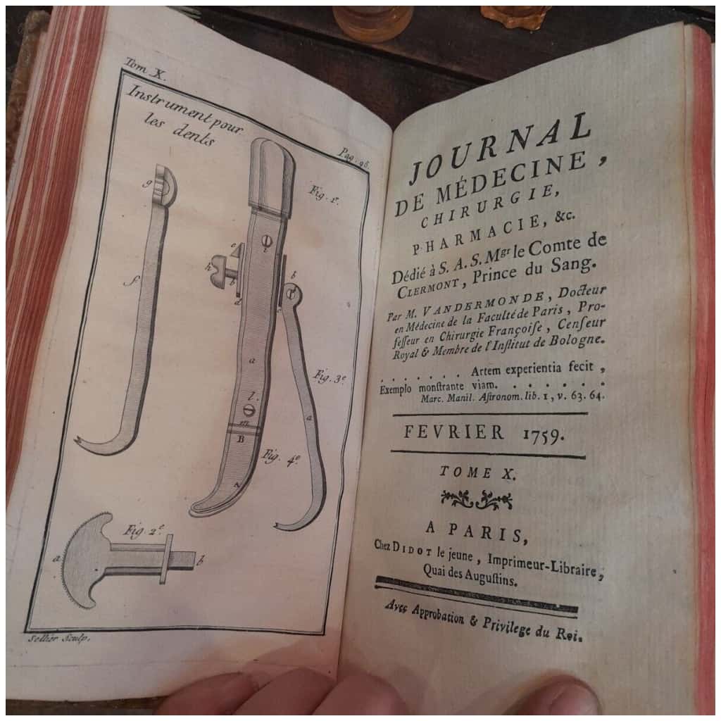 Vandermonde, Journal De Médecine, Chirugie, Pharmacie, Etc. 1759, 20 Tomes 3