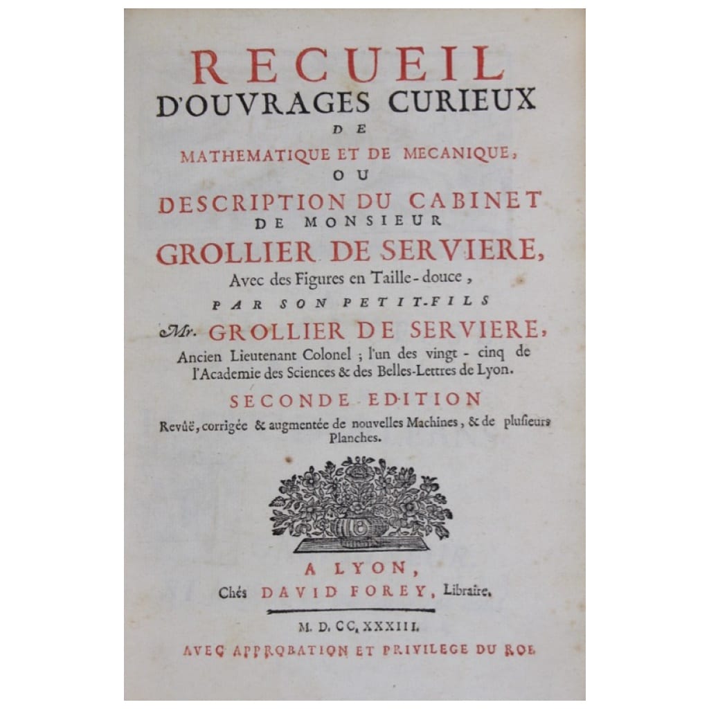 La cabinet de curiosités de Grollier de Servière 5
