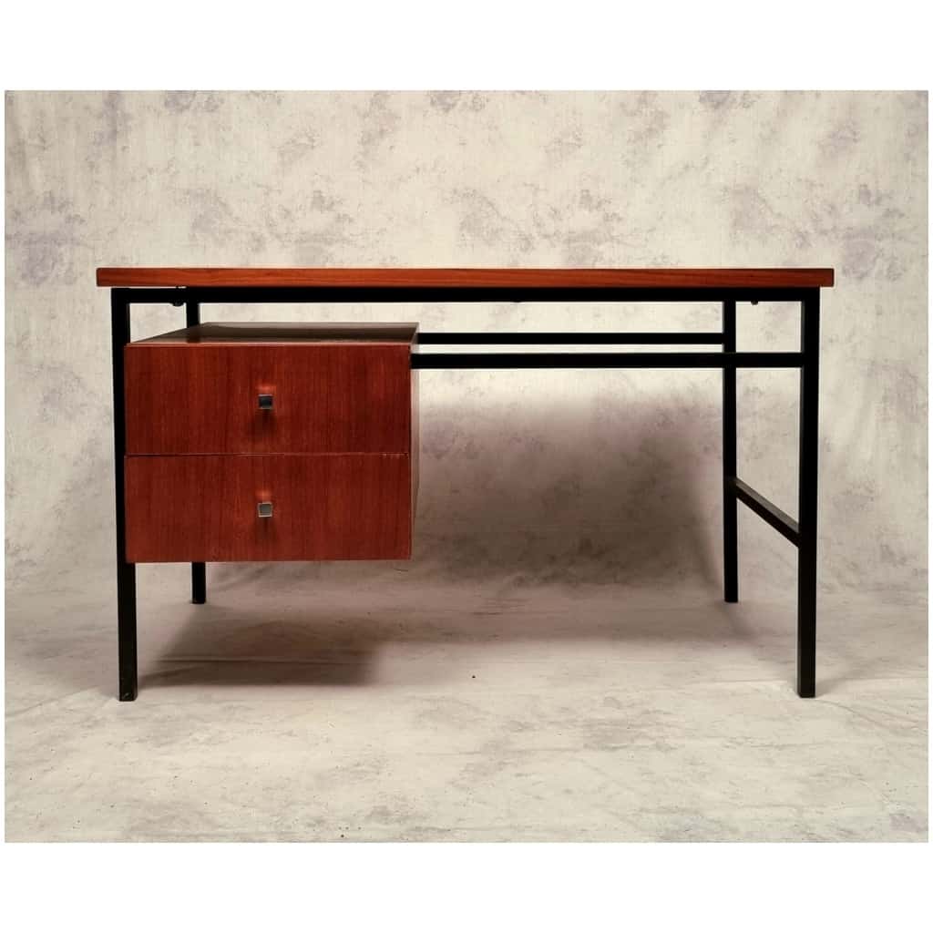 Bureau moderniste de Luigi Bartolini – Teck – Ca 1960 5