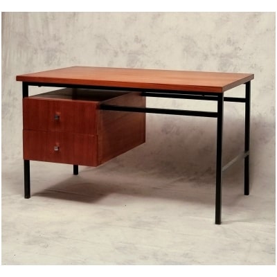 Bureau moderniste de Luigi Bartolini – Teck – Ca 1960 3