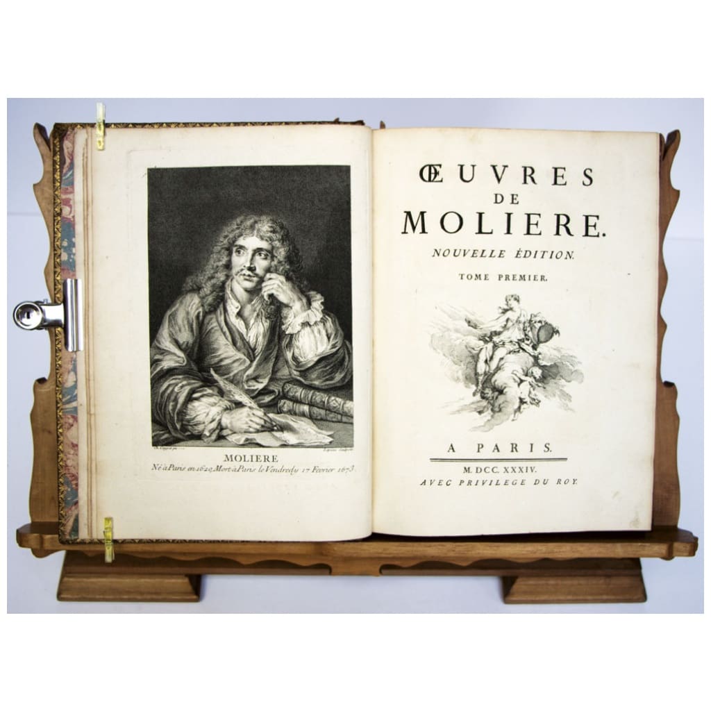 Molière illustrated by Boucher, first print. 4