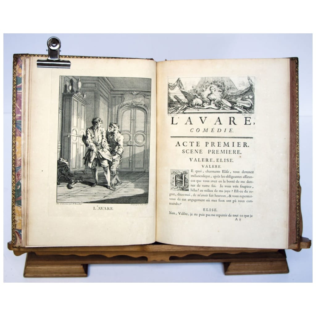 Molière illustré par Boucher, en premier tirage. 6