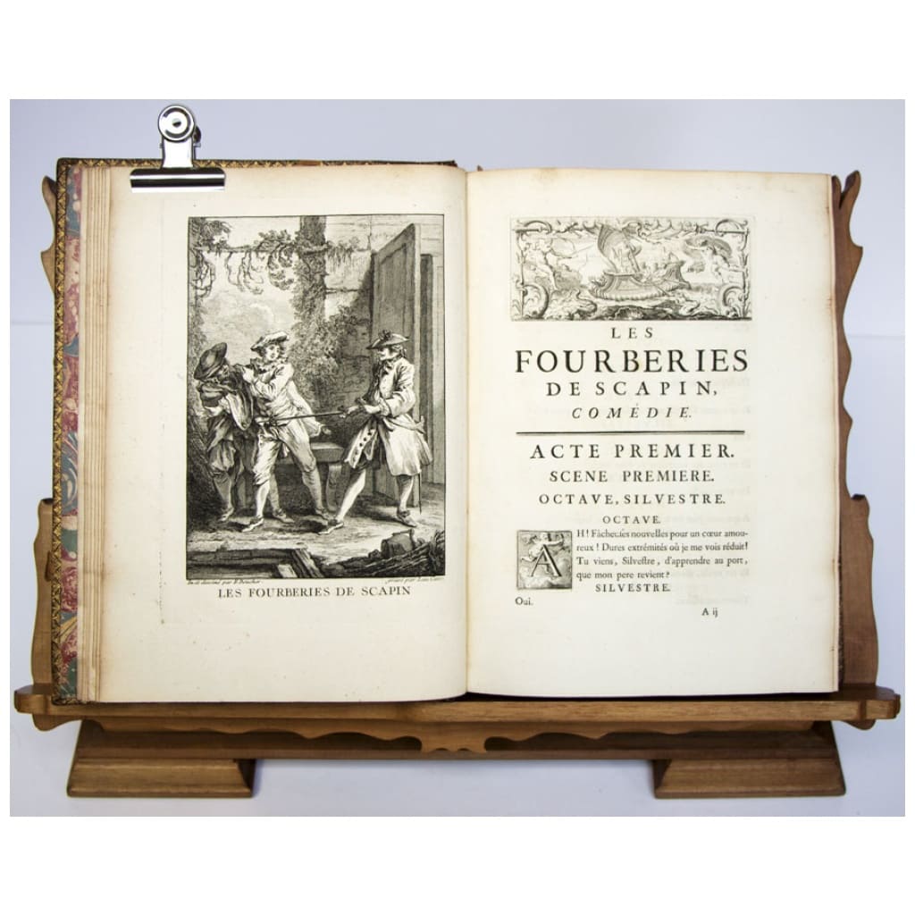 Molière illustré par Boucher, en premier tirage. 5