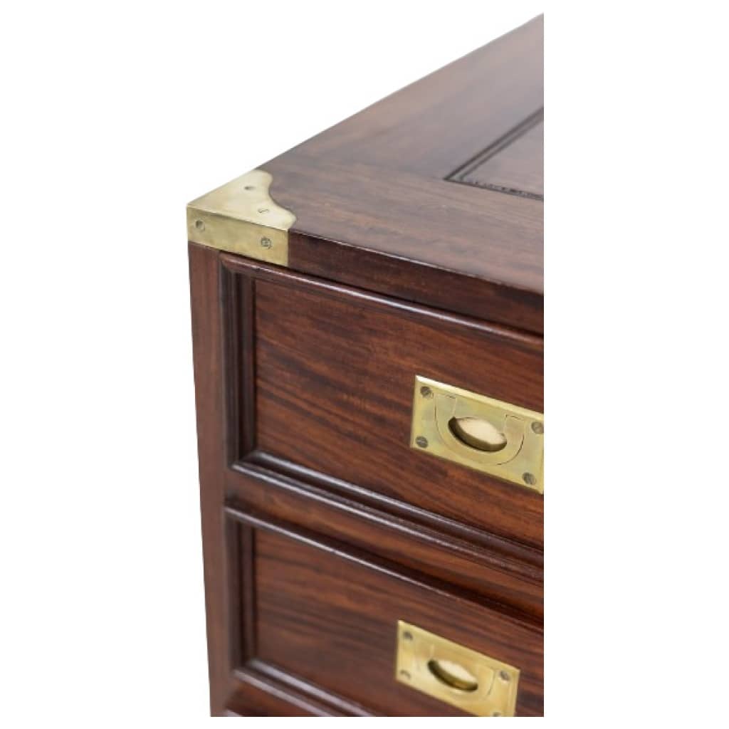 Pair of mahogany marine chests of drawers. 1950s. 10