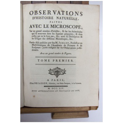 Le premier traité français sur la microscopie