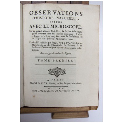 The first French treatise on microscopy