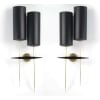 1950 Large Pair of double-arm sconces Maison Arlus 9