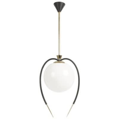 Lustre 1950 de Gaston Fossati Atelier d’Art d’Uzés