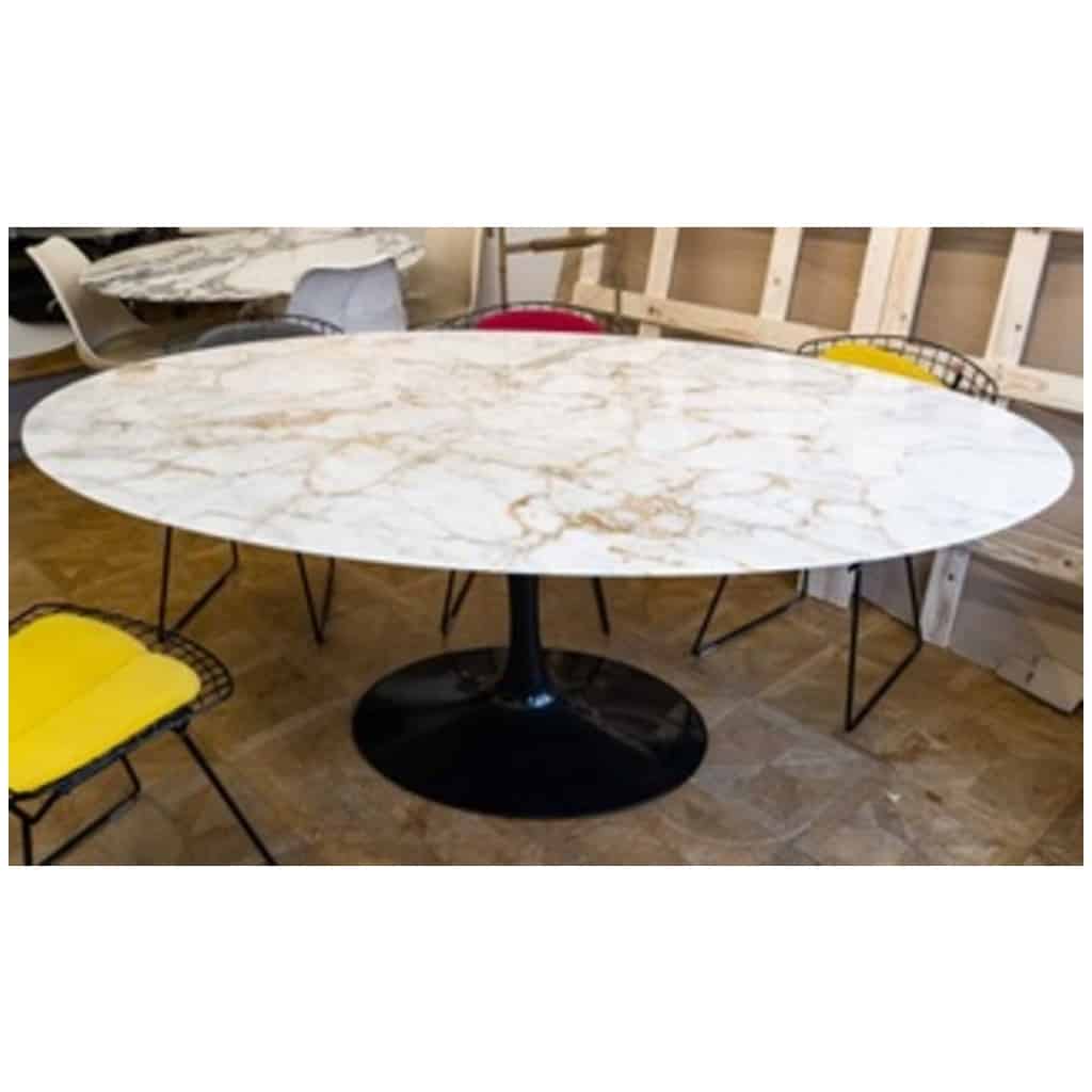 Eero SAARINEN – Edition KNOLL ,table ovale « TULIP » 5