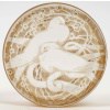 1919 René Lalique – Boîte Deux Pigeons Verre Blanc Patiné Sépia 10