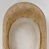 1924 René Lalique – Cendrier Médicis Verre Blanc Patiné Sépia 11