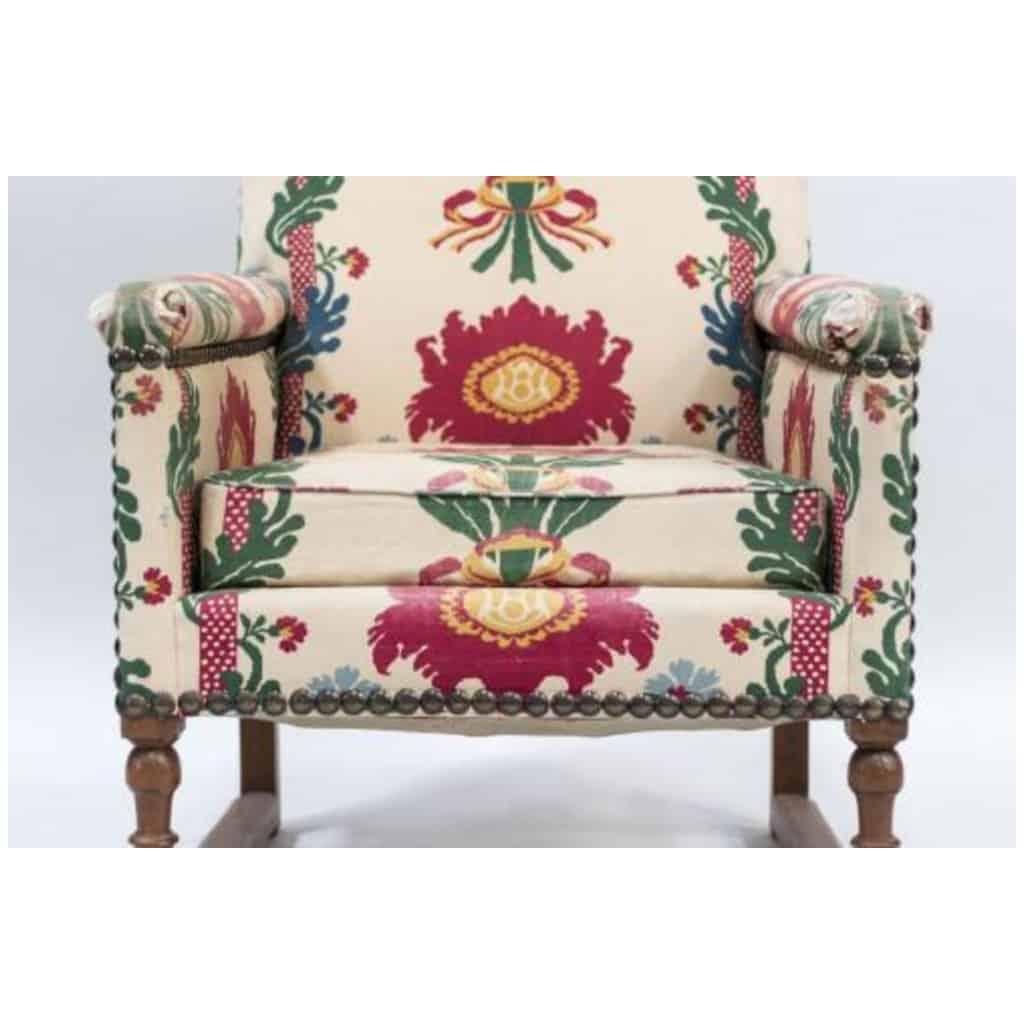 Ensemble de quatre fauteuils de style Louis XIV 7