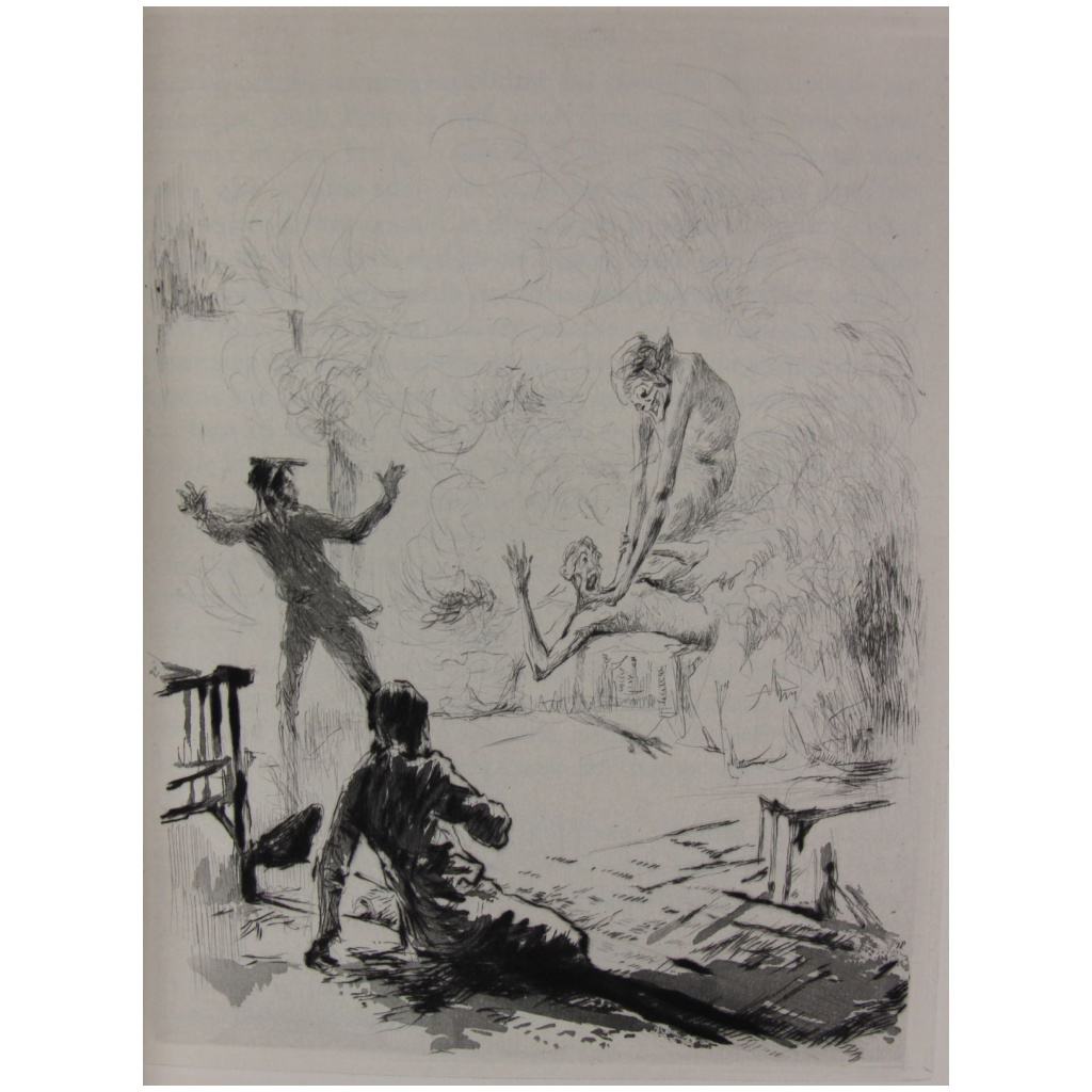 Fumeurs d’opium illustré par Le Riche, superbement relié. 5