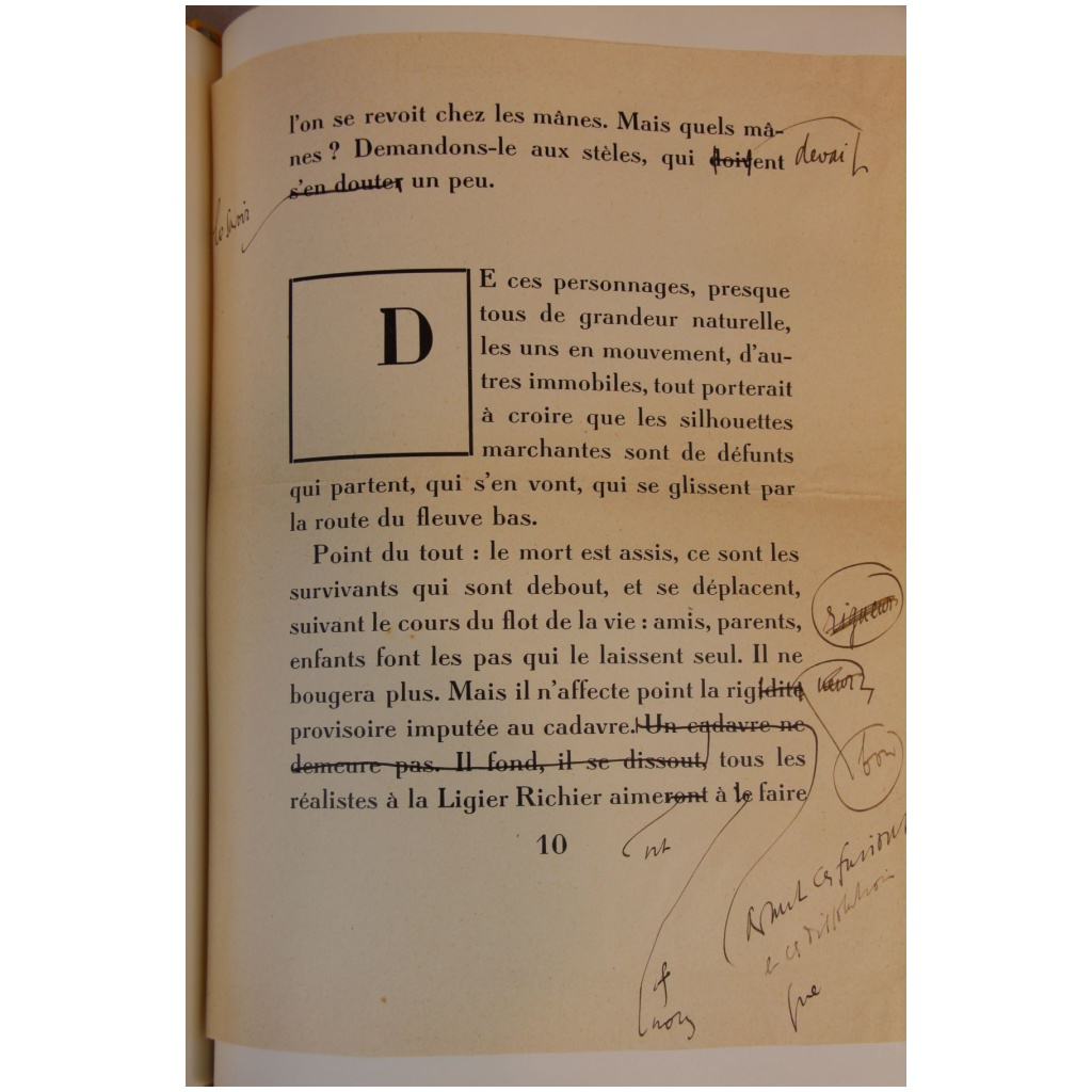 Unique copy, with proofs, photographs and autograph letters from Maurras 6