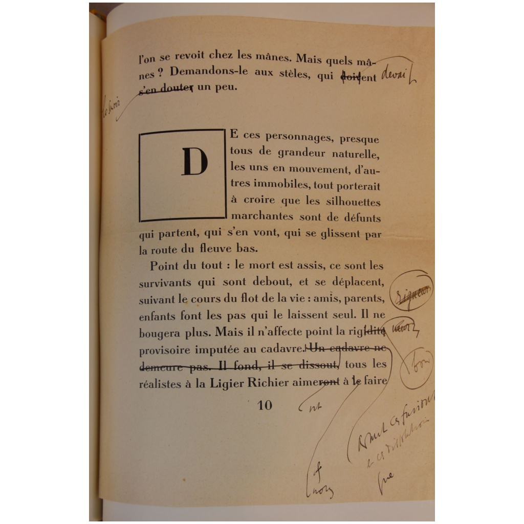 Exemplaire unique, avec épreuves, photographies et lettres autographes de Maurras 6