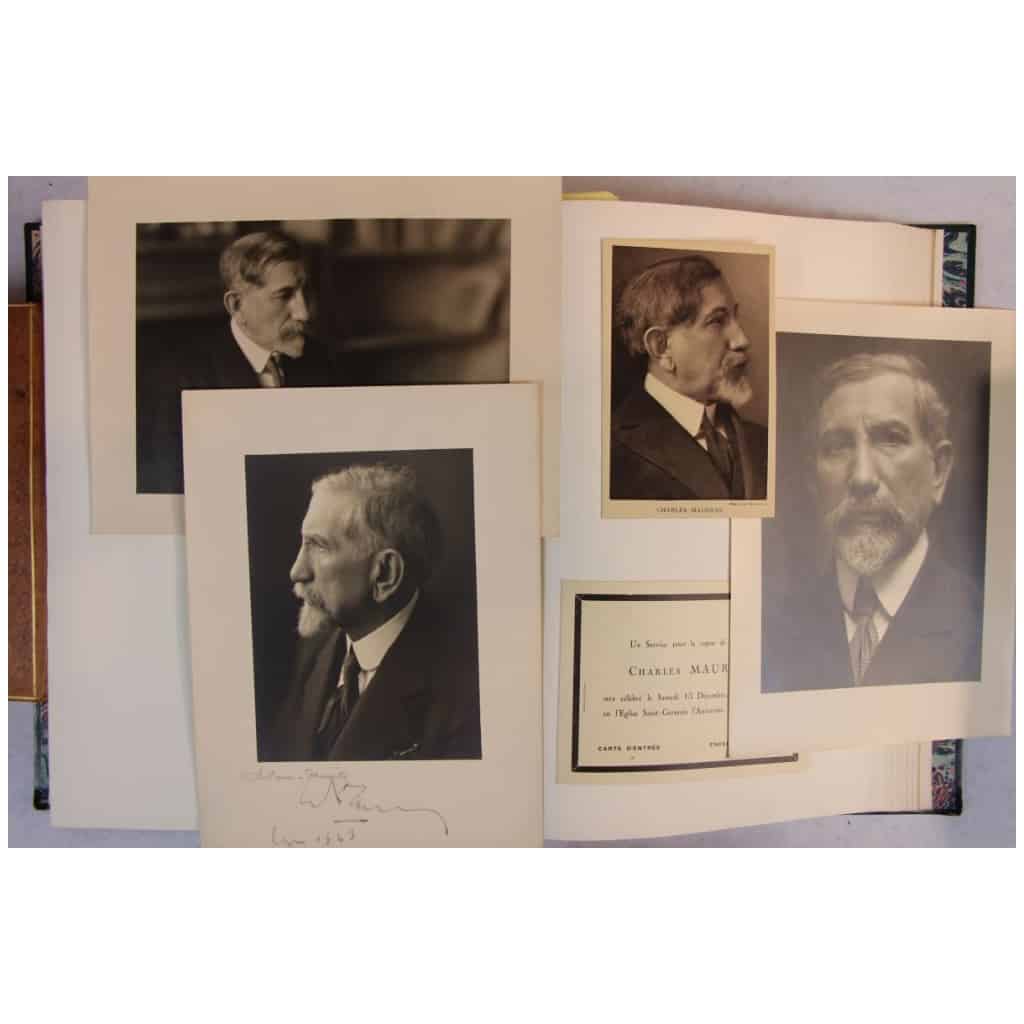 Exemplaire unique, avec épreuves, photographies et lettres autographes de Maurras 7